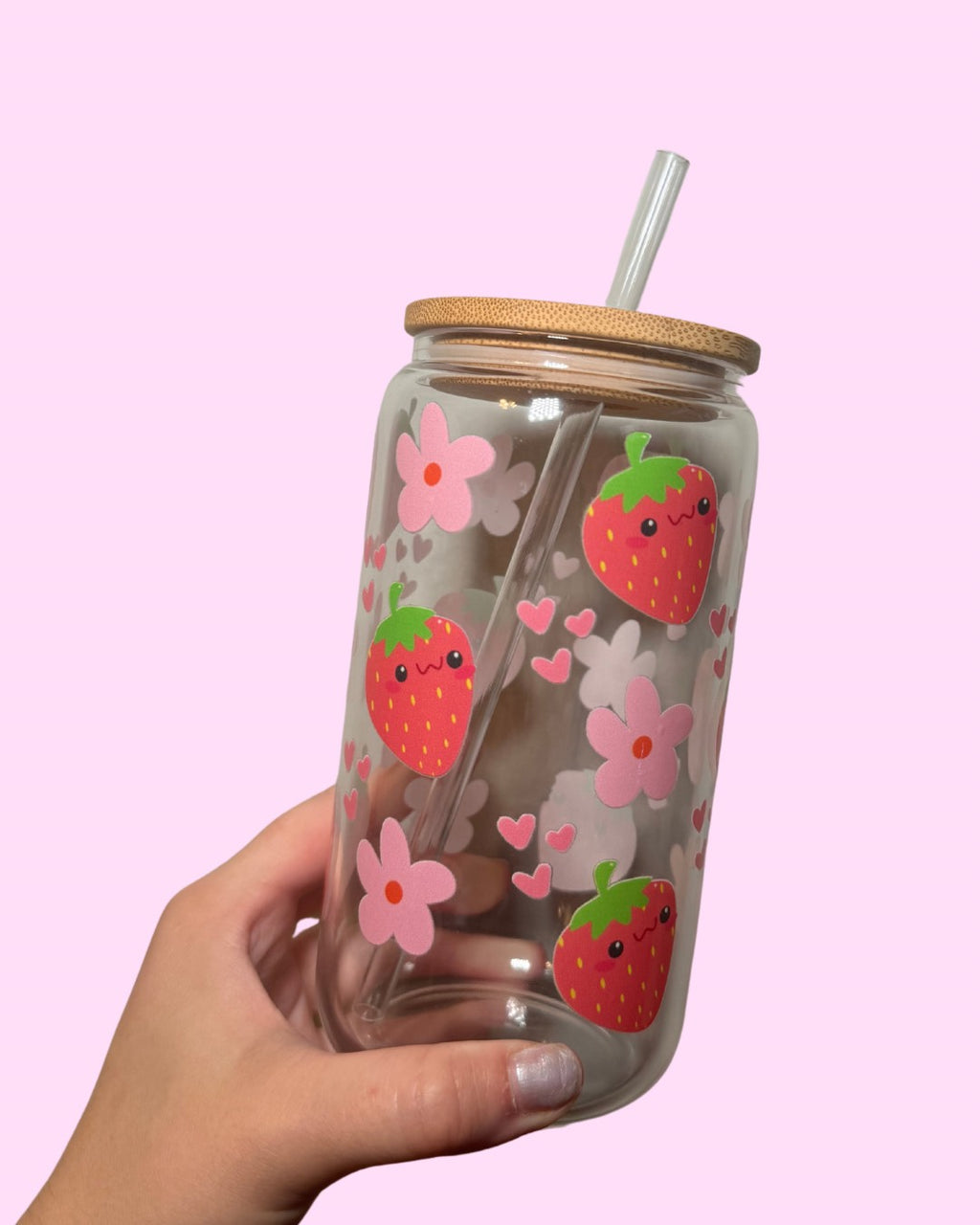 Kawaii Strawberries & Flowers