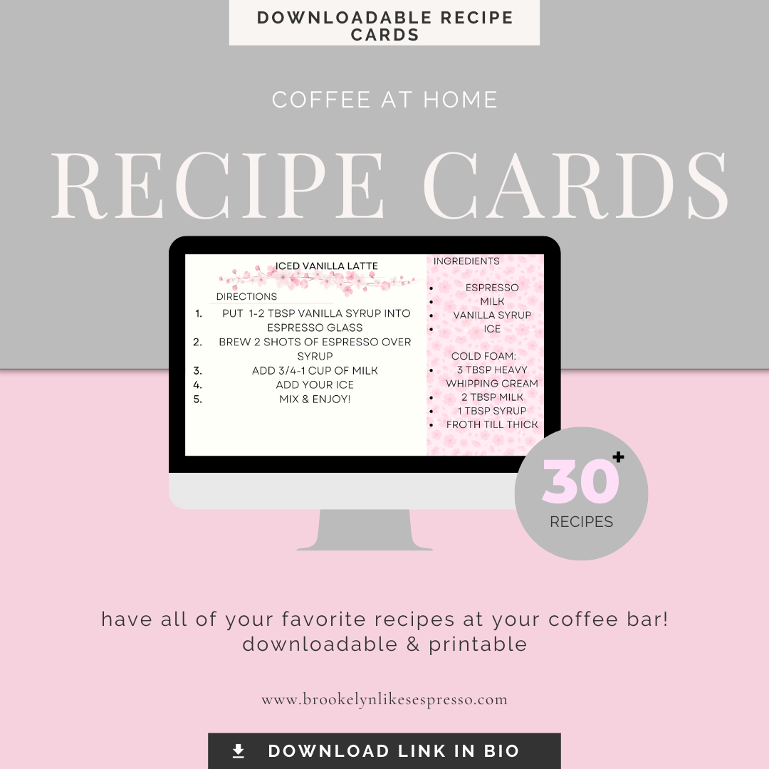 Cherry Blossom Recipe Cards (Downloadable & Printable)