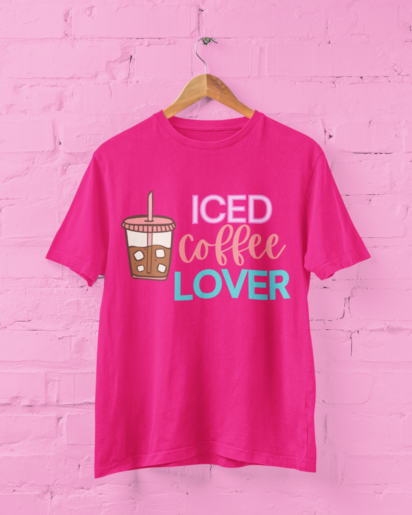Iced Coffee Lover Bella Canvas Tee