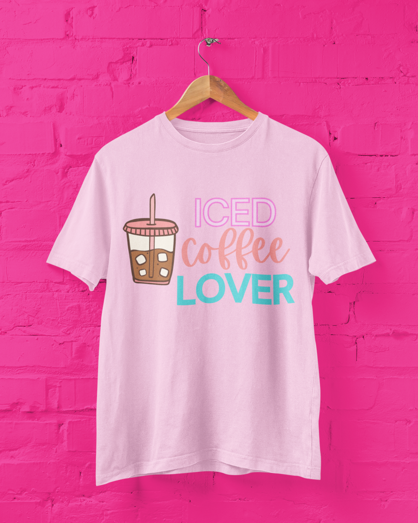 Iced Coffee Lover Bella Canvas Tee