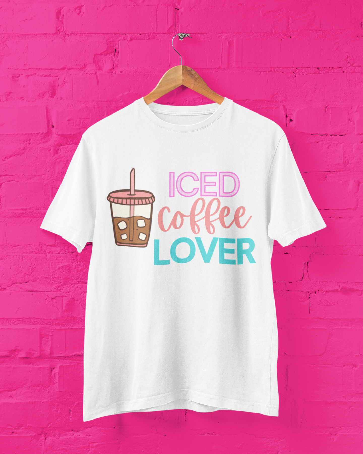 Iced Coffee Lover Bella Canvas Tee